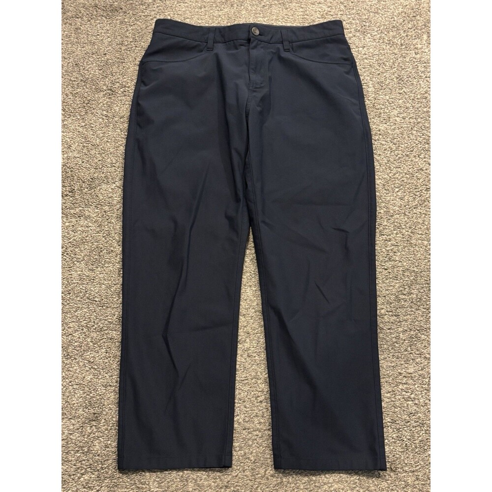 Vuori Pants Mens 32x25 Blue Meta Athletic Slim Fit Stretch Performance 5 Pocket